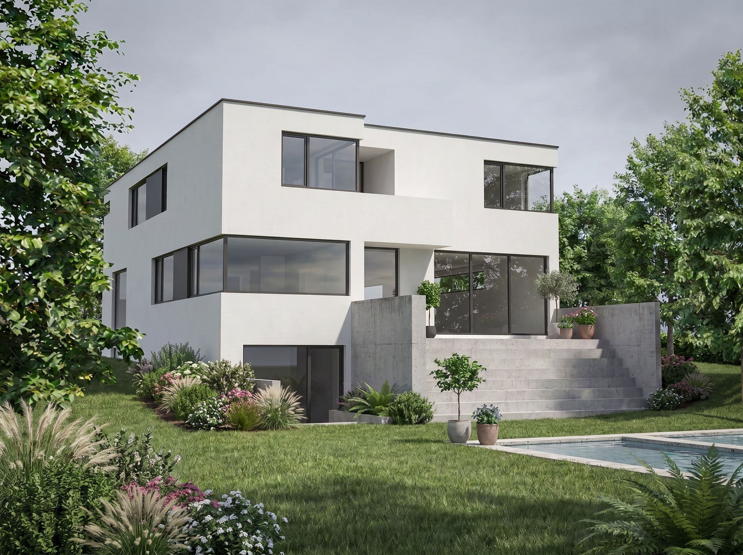 Neubau Haus KRE — Wohnen, Delugstrasse, 1190 Wien 2